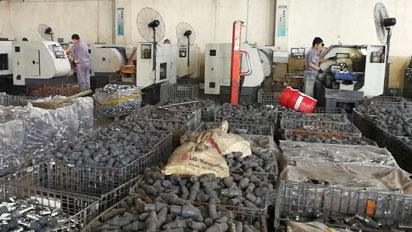 Workshop for drilling bits and holders