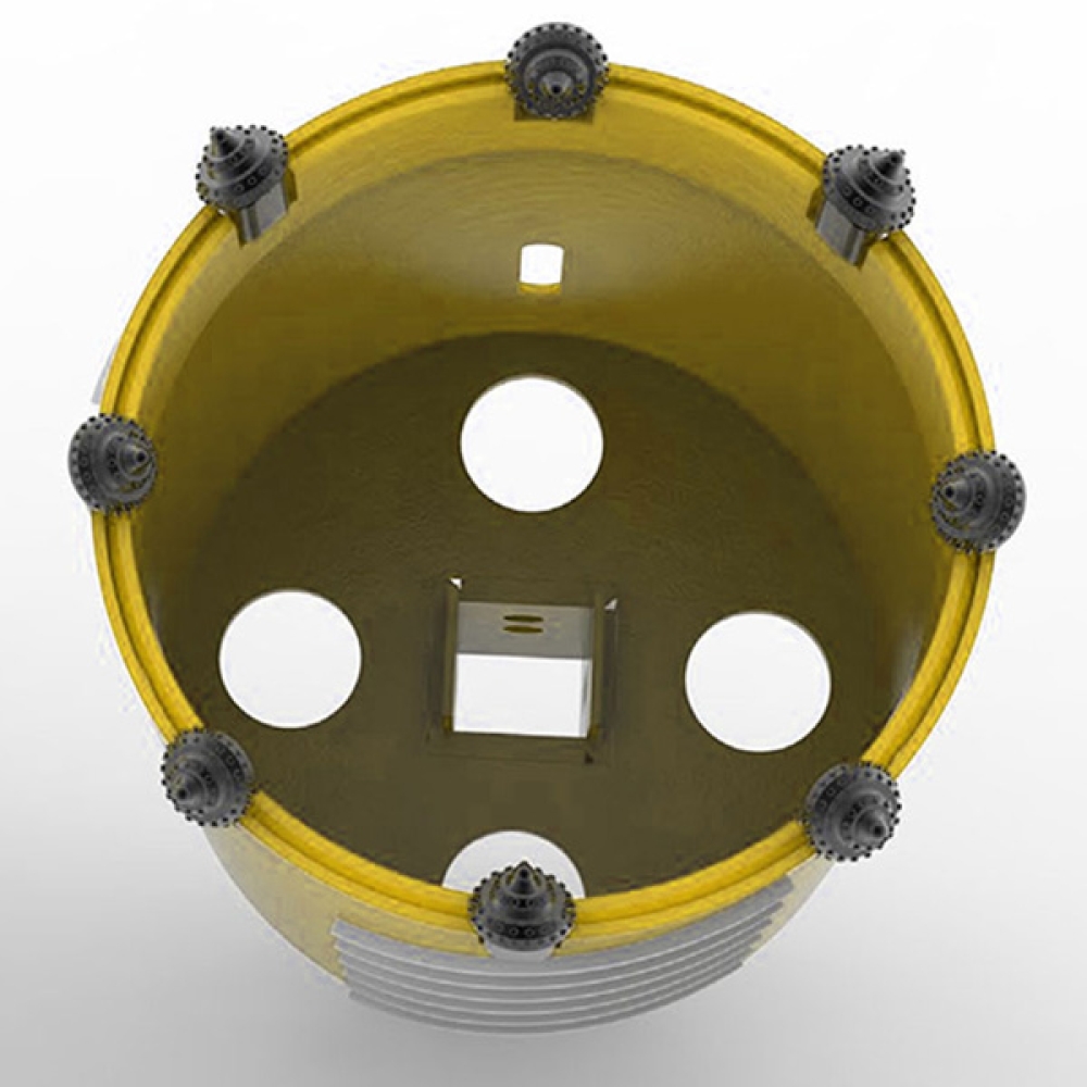 Core Barrel With Roller Bits