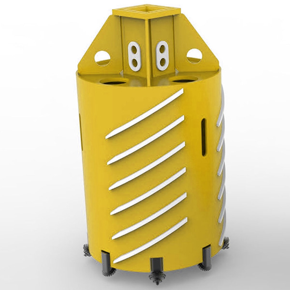 Core Barrel With Roller Bits