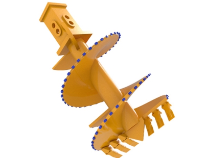 Flat Soil Auger