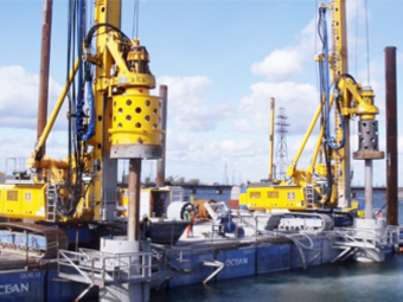 Core barrels with bullet teeth in foundation construction
