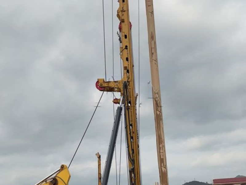 What's the biggest piling diameter of borehole drilling telescopic kelly bar?